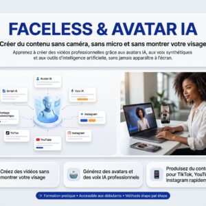Faceless & Avatar IA : Créer du contenu sans caméra, sans micro et sans montrer votre visage